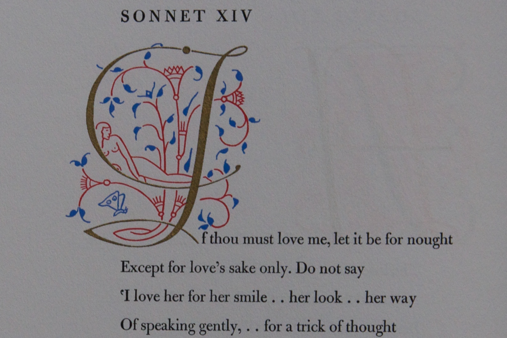 elizabeth browning sonnet 14