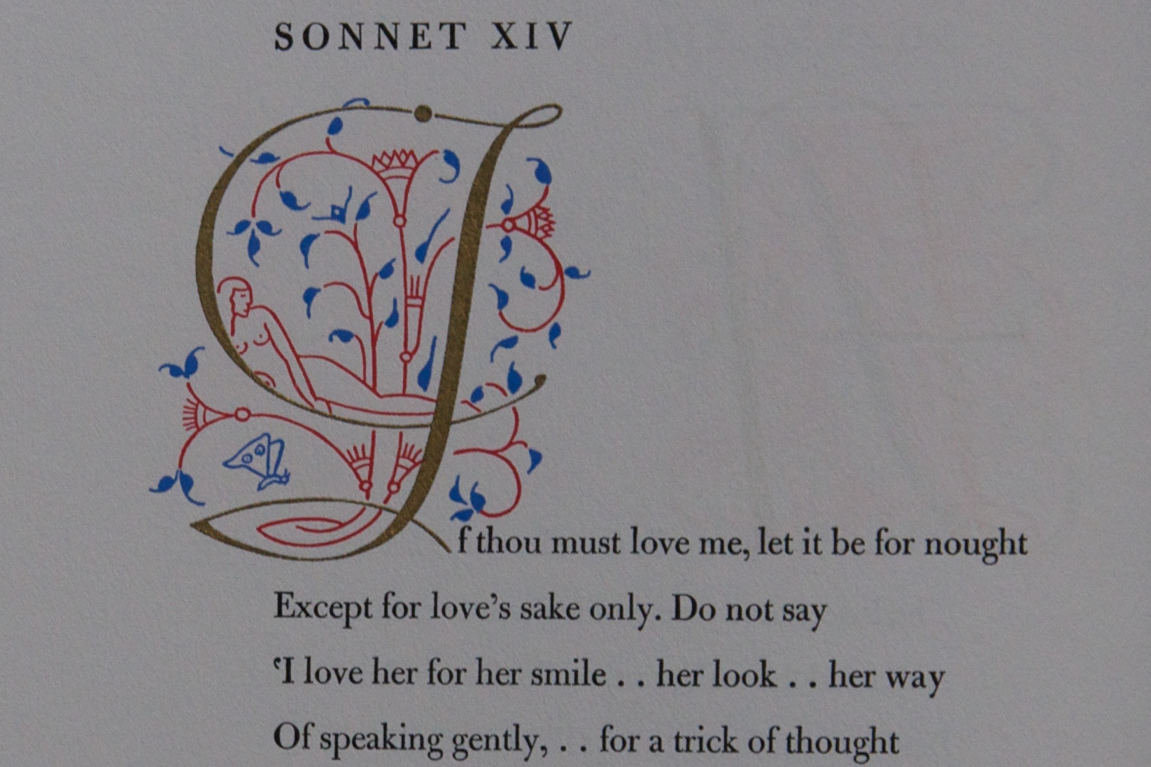 Elizabeth Barret Browning: Sonnet #43,.