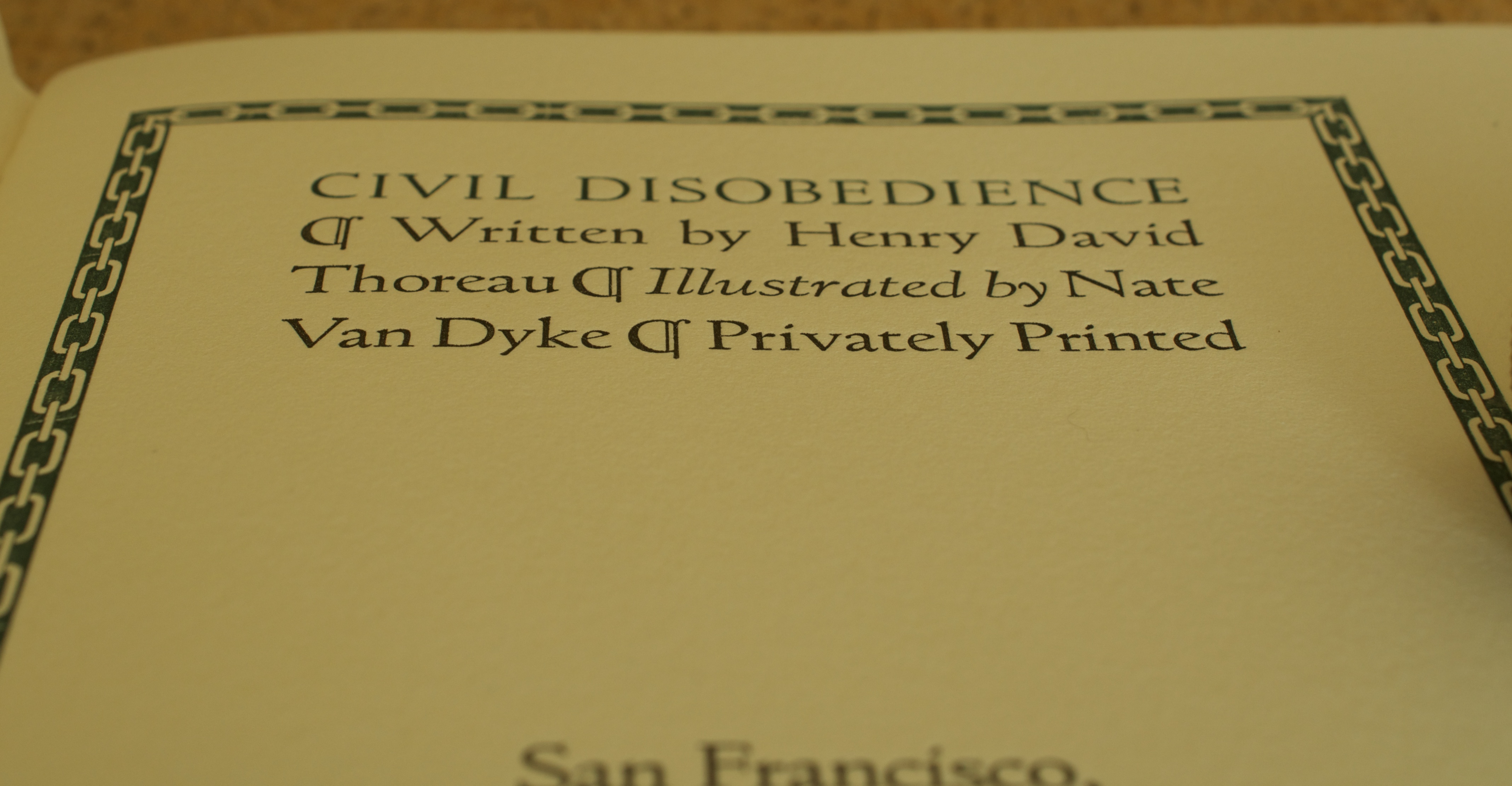 civil disobedience essay