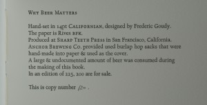 Why Beer Matters 1