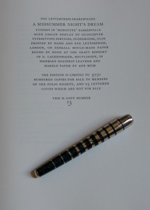 Letterpress Shakespeare 8