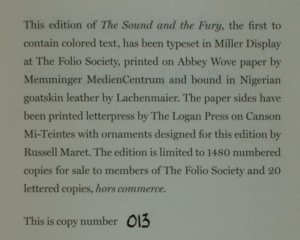 Sound and the Fury 1